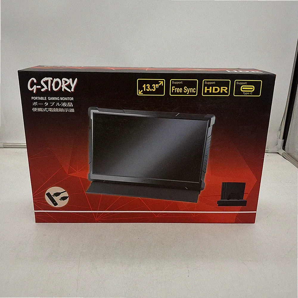 G-STORY 13.3” PORTABLE GAMING MONITOR GS173QR 1440P Brand New