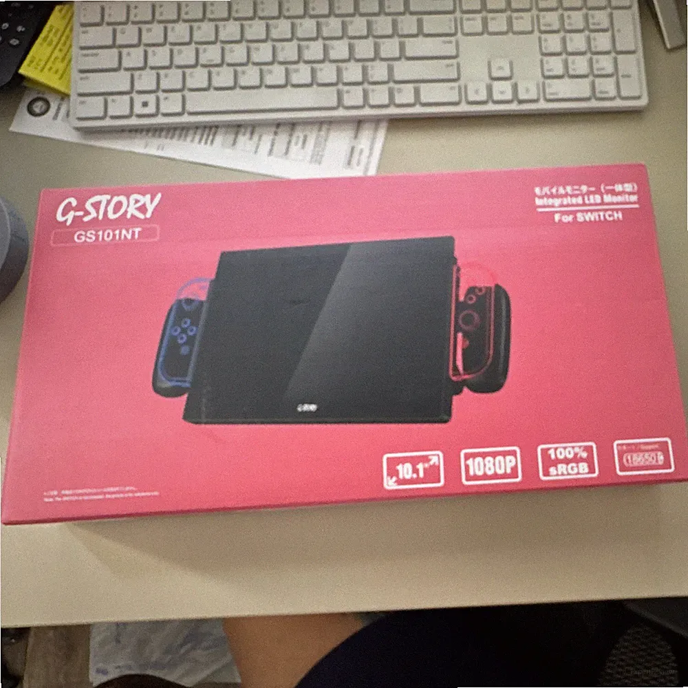 G-STORY GS101NT 10.1in Portable Gaming Monitor 1080p 60Hz HDMI Black