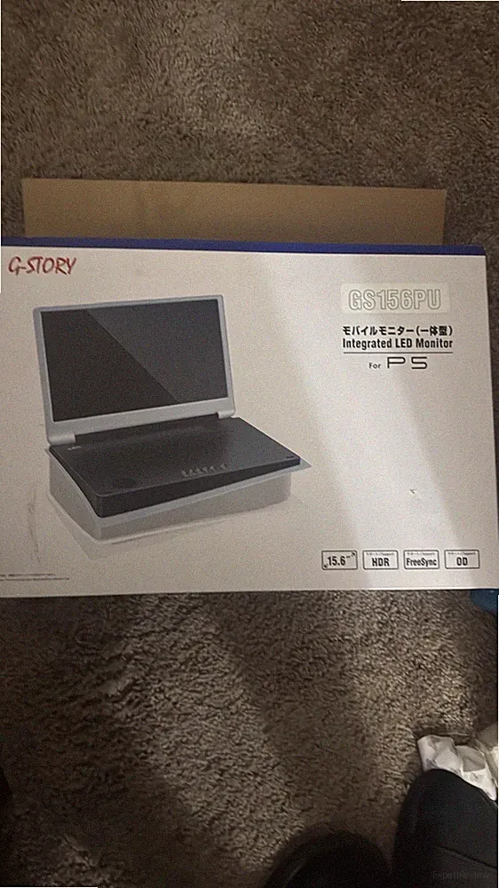 G-STORY GS156PU 15.6" Portable LED Monitor 1080p 60Hz HDR HDMI/USB-C PS5