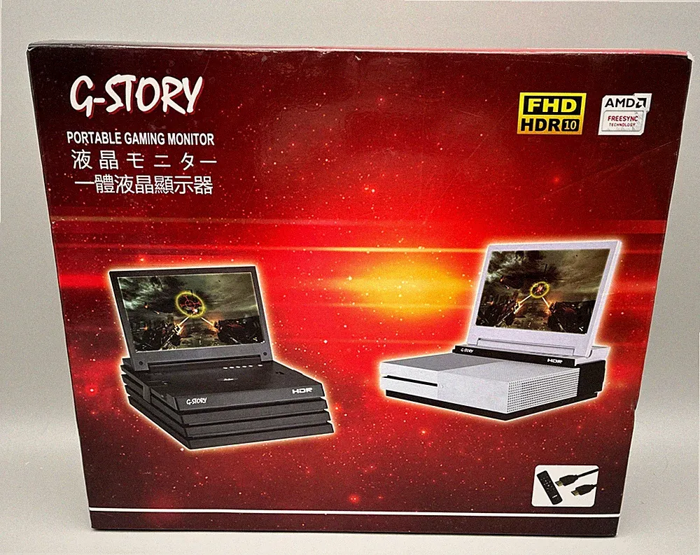 G-Story Portable Gaming Monitor FHD HDR 10 GS116XR Xbox One S & X