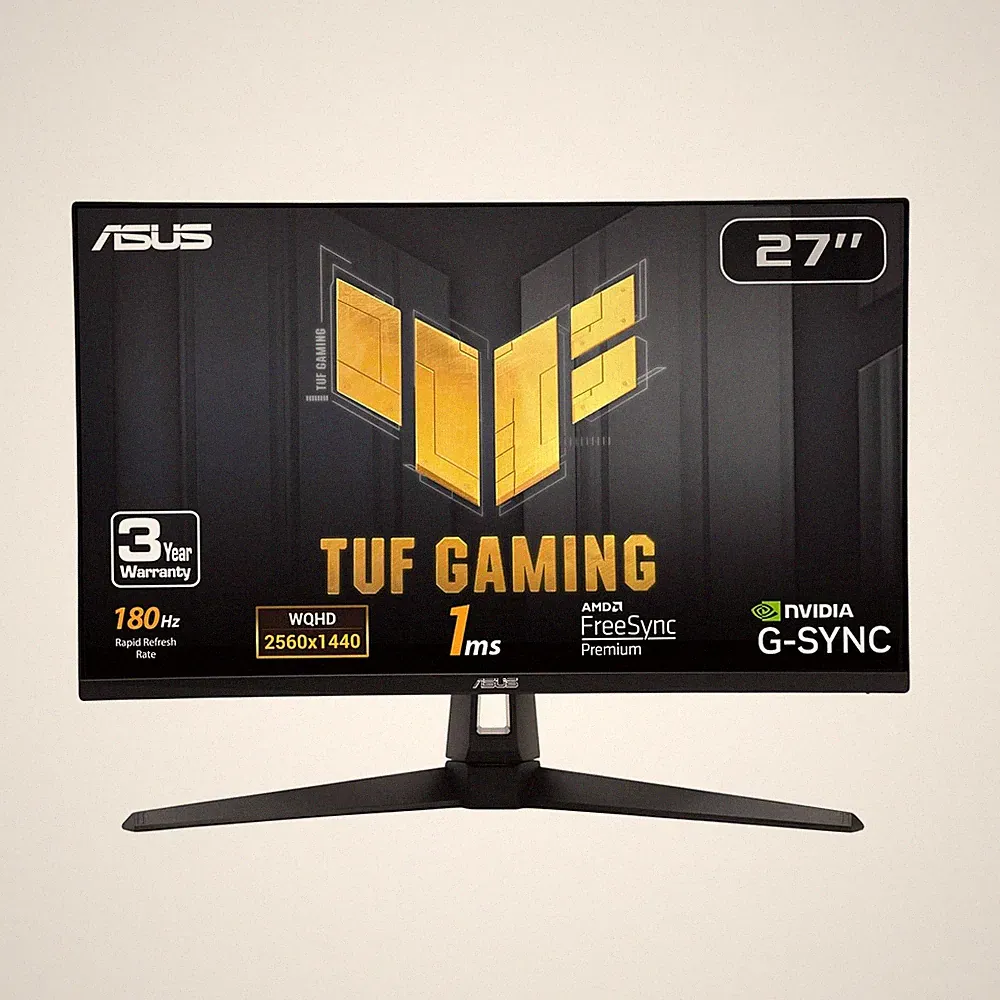 G Sync Compatible Monitor ASUS 27 QHD 180Hz 1ms