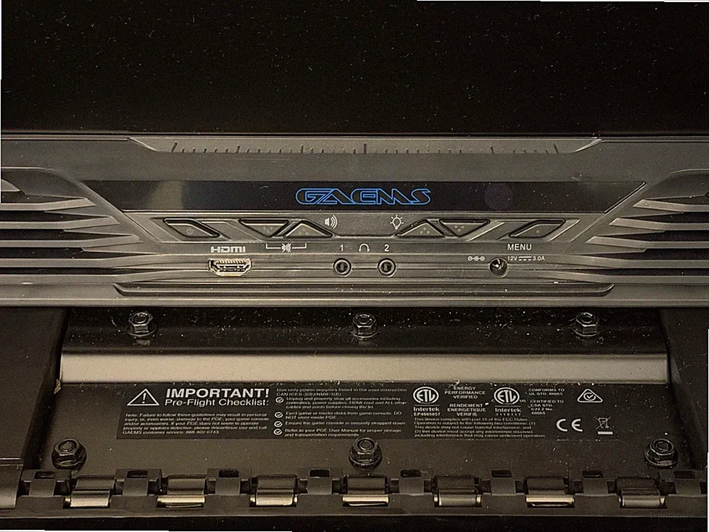 Gaems G190 Vanguard Performance Portable Gaming Monitor Black (TESTED WORKS)