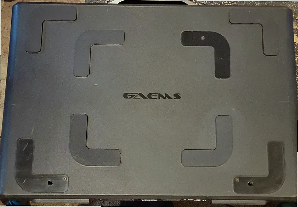 GAEMS G240 QHD Multi-Platform Portable Gaming Monitor Case Black/Blue 24in