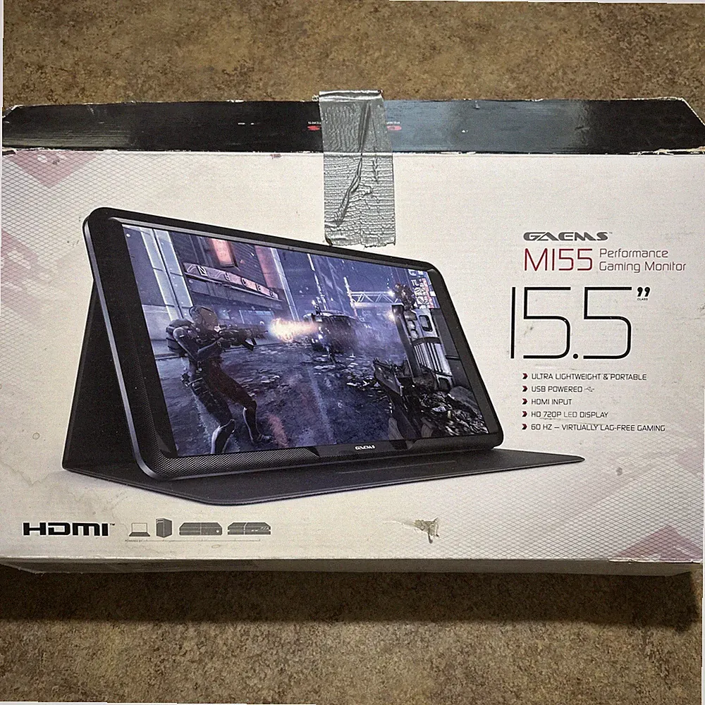 GAEMS MI55 15.5" Full HD 1080p Portable Gaming Monitor with HDMI cable