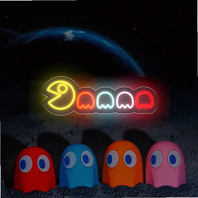 Gaming beans Neon Sign Light colorful adjustable lighting usb wall decor