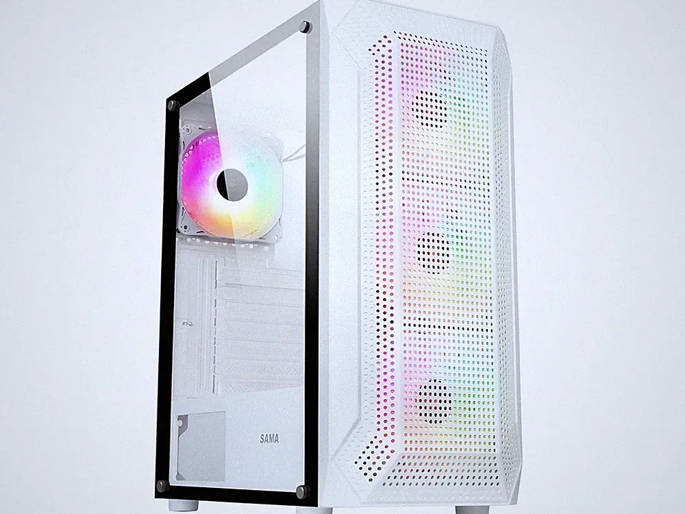 Gaming Computer Desktop PC Custom PreBuilt Gaming PC Tower Ryzen Radeon 700 Watt