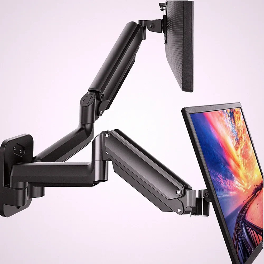 Gaming Dual Monitor Wall Mount for 17-32 Inch Computer Screen Mount (4.4-17.6...