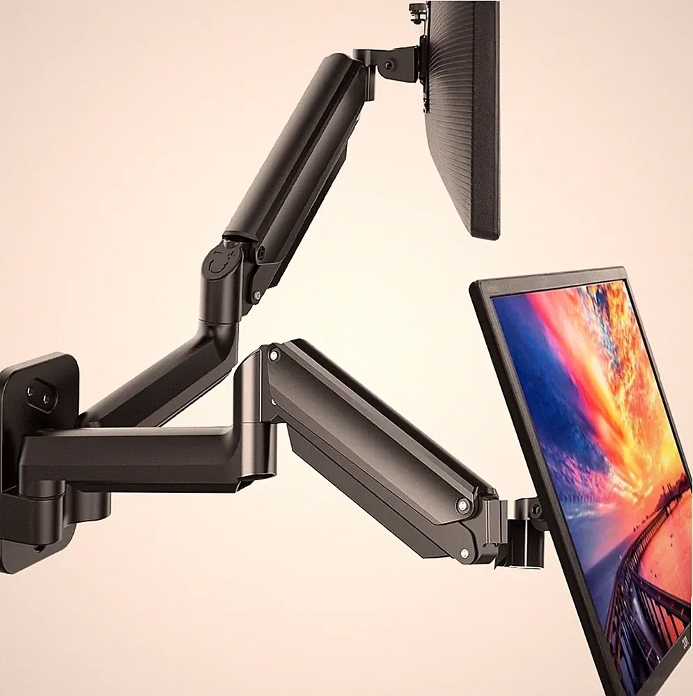 Gaming Dual Monitor Wall Mount for 17-32 Inch Computer Screen Mount (4.4-17.6Lbs
