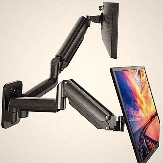 Gaming Dual Monitor Wall Mount for 17-32 Inch Computer Screen Mount (4.4