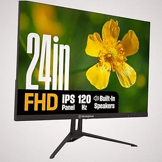 Gaming Monitor, 120Hz, 1ms, IPS Computer Monitor, 1080P FHD, Built-in 24 Inch