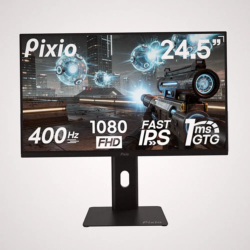 Gaming Monitor 24.5 400Hz 1080p FHD 1ms IPS Pixio PX258H Black Hayabusa inch LED
