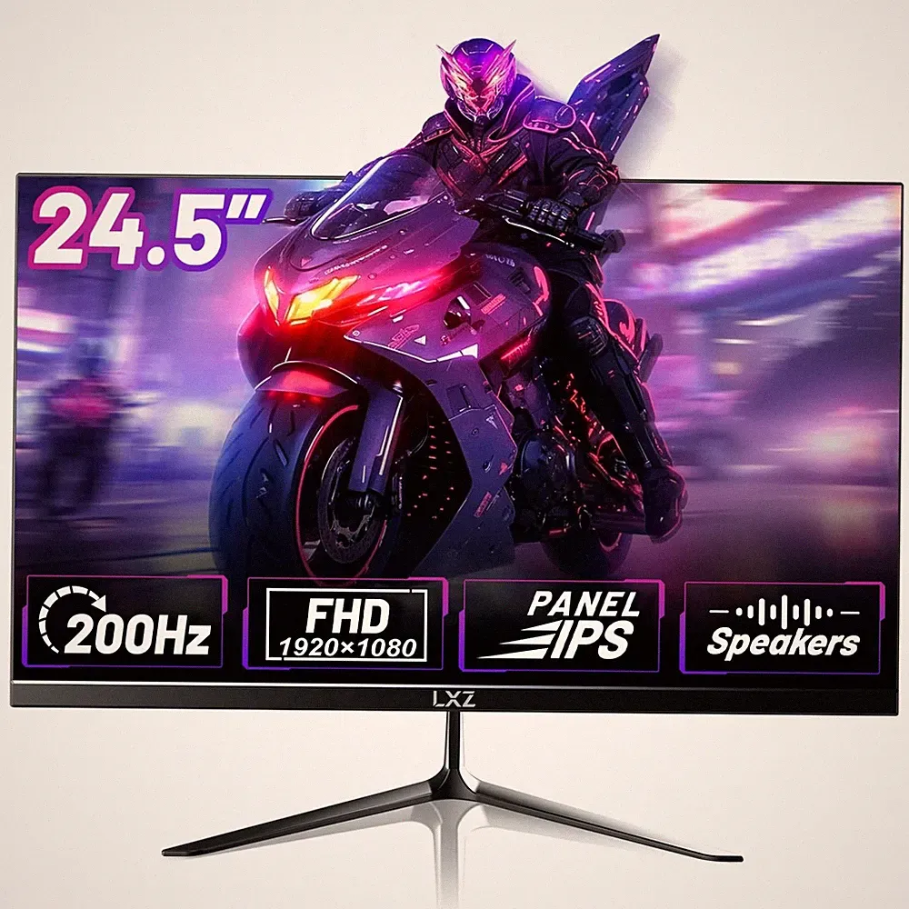 Gaming Monitor 24.5 inch, 200hz Monitor FHD 1080P Frameless IPS Display with...