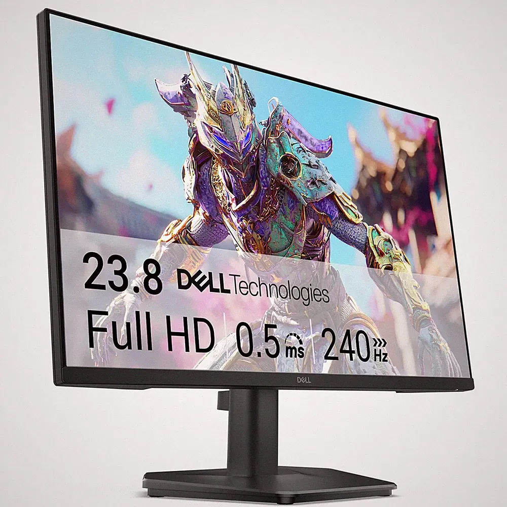 Gaming Monitor 24 Inch 1920x1080 240Hz IPS FreeSync Dell SE2426HG Black Display