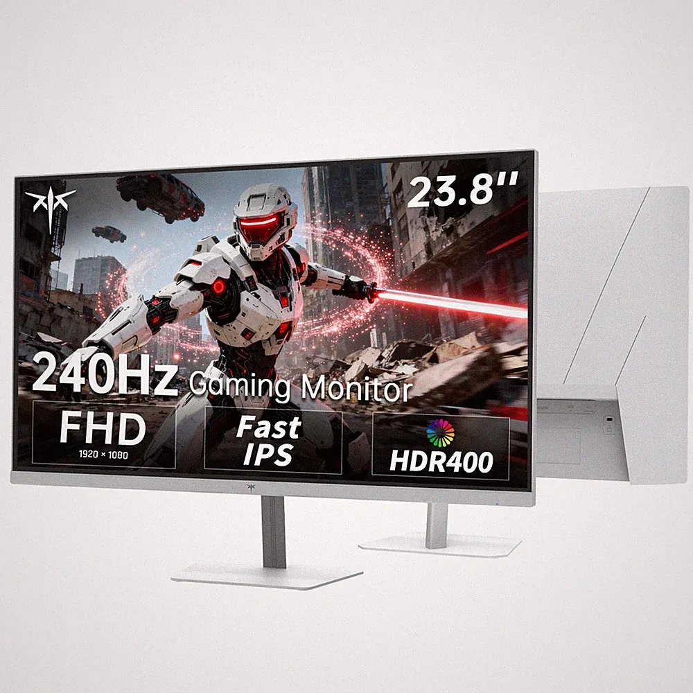 Gaming Monitor 24 Inch 240Hz FHD 1080p IPS 1ms White H24F7 HDR400 Computer Fast