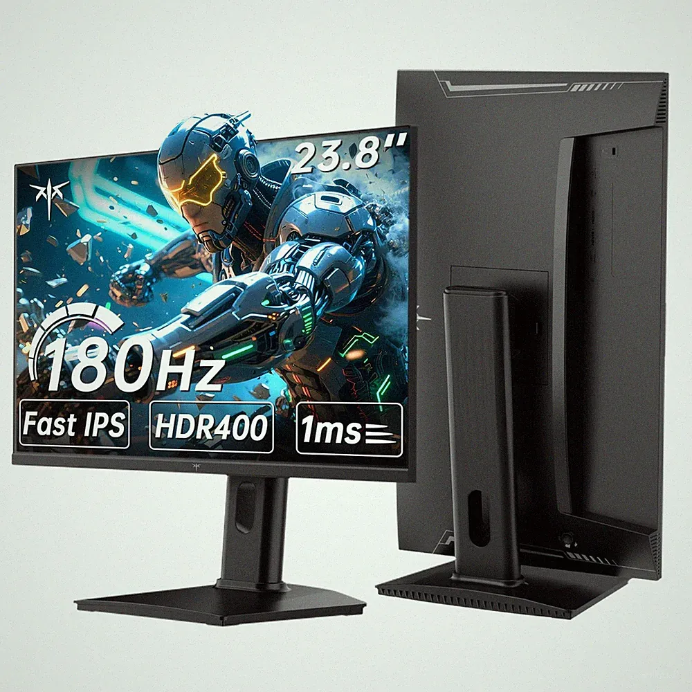 Gaming Monitor 24 QHD 1440p 180Hz 1ms G Sync FreeSync H24T7 Adjustable HDR400