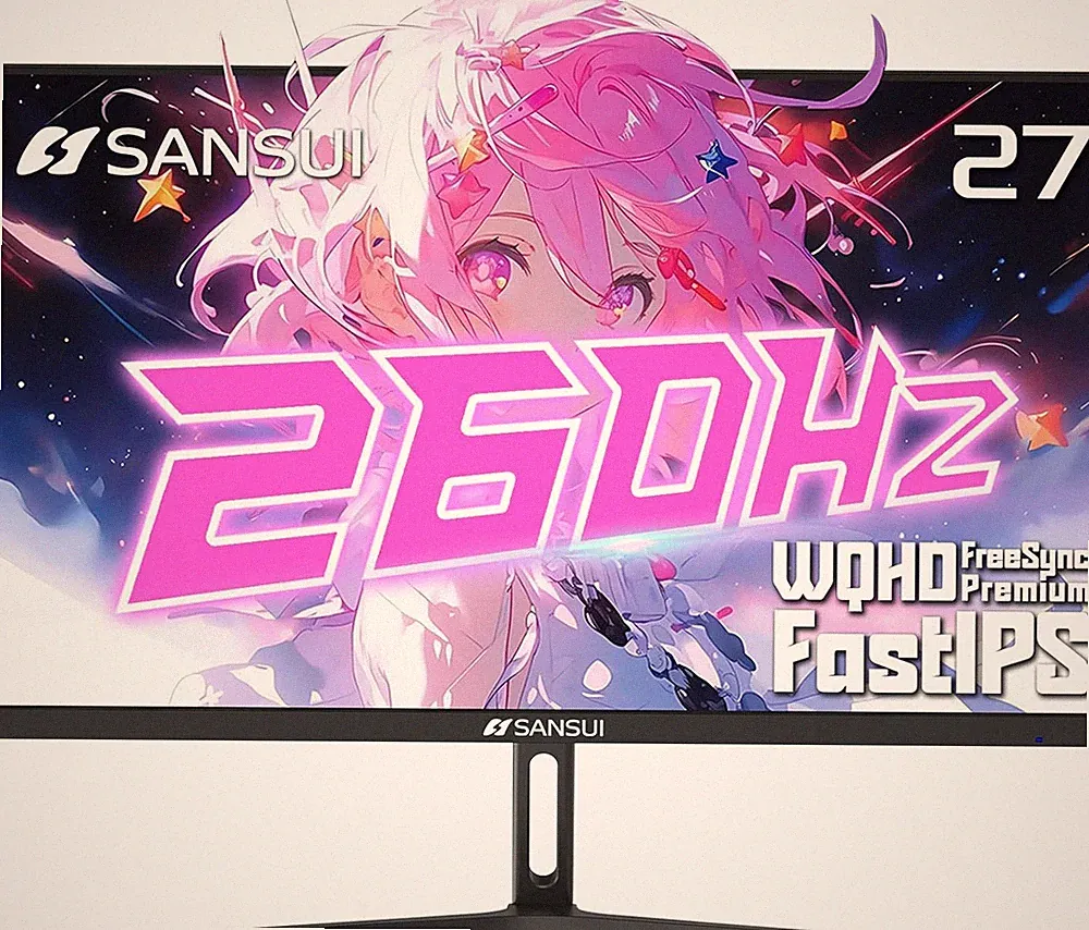 Gaming Monitor 27" 1440P 260Hz/240Hz WQHD 2K - Fast IPS 1Ms Freesync Premium 丨DC