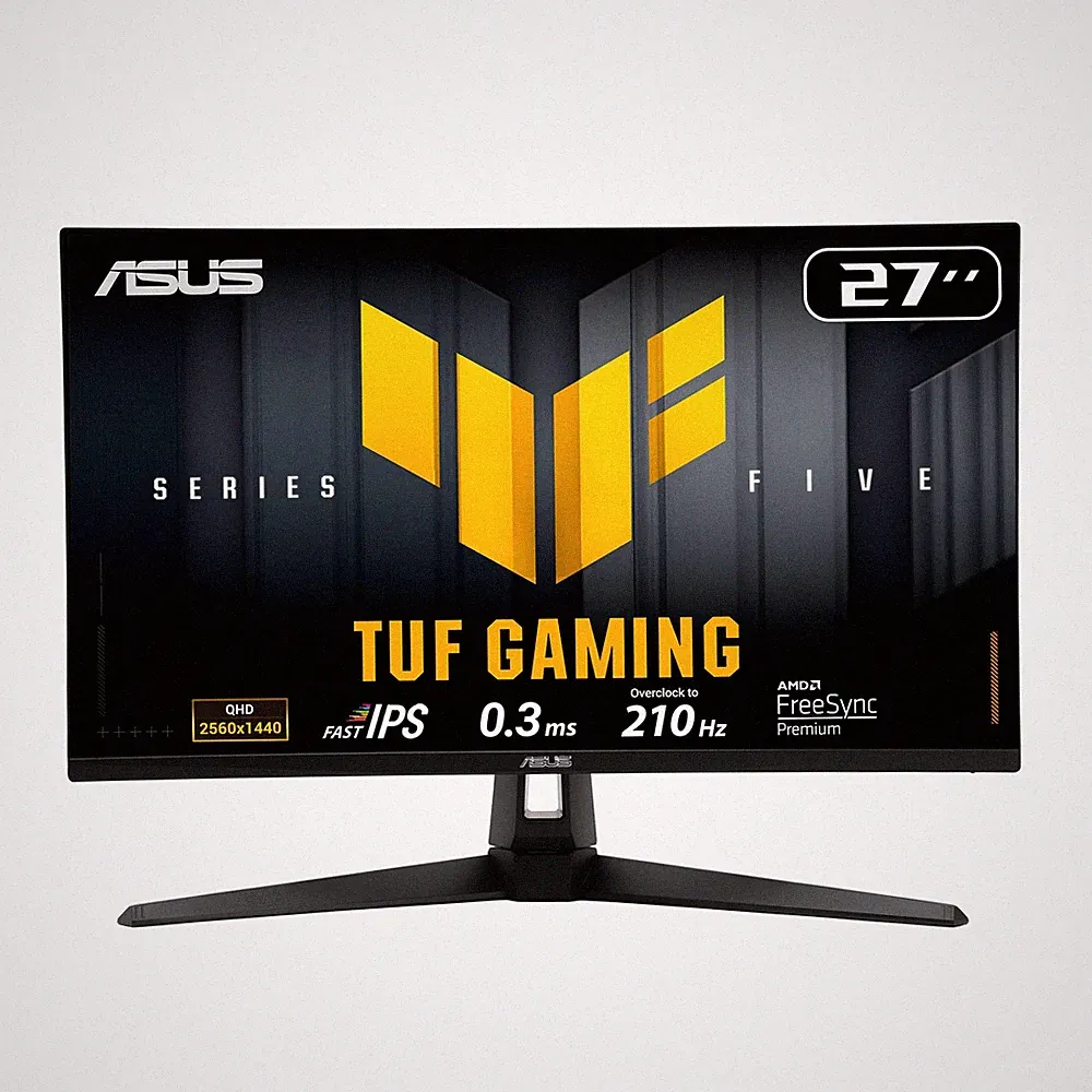 Gaming Monitor 27 Inch 1440p 210Hz G SYNC IPS Black ASUS VG27AQL5A
