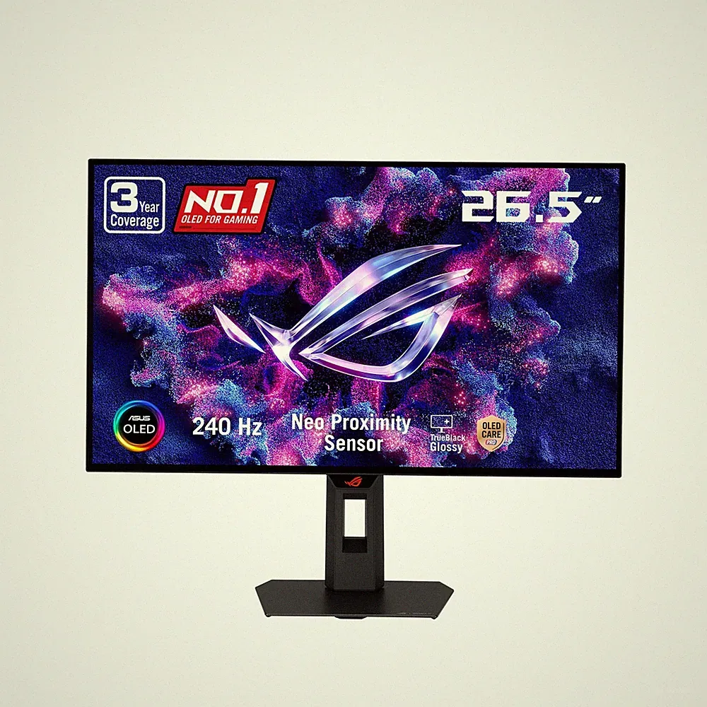 Gaming Monitor 27 Inch 1440p 240Hz OLED HDR ASUS ROG XG27AQDMGR Glossy computer