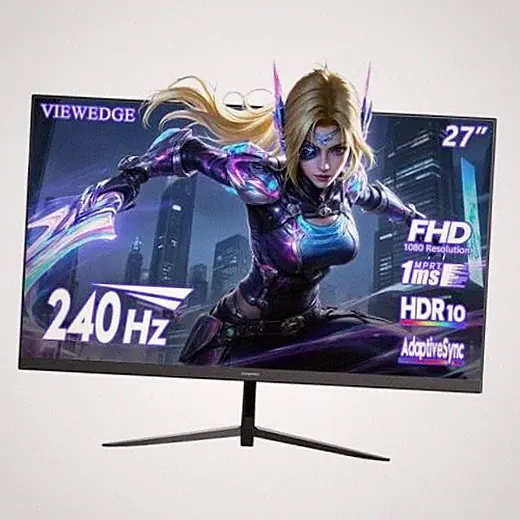 Gaming Monitor 27 inch 240 Hz 1ms FHD 1920x1080 Computer Monitor | 27 Inch