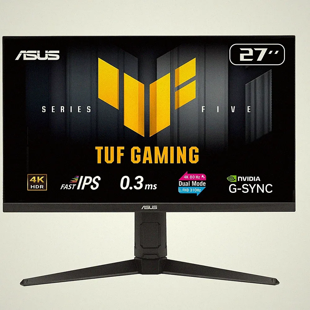 Gaming Monitor 27 Inch 4K 310Hz 1ms Response ASUS TUF VG27UQEL5A 80Hz 1080P LED