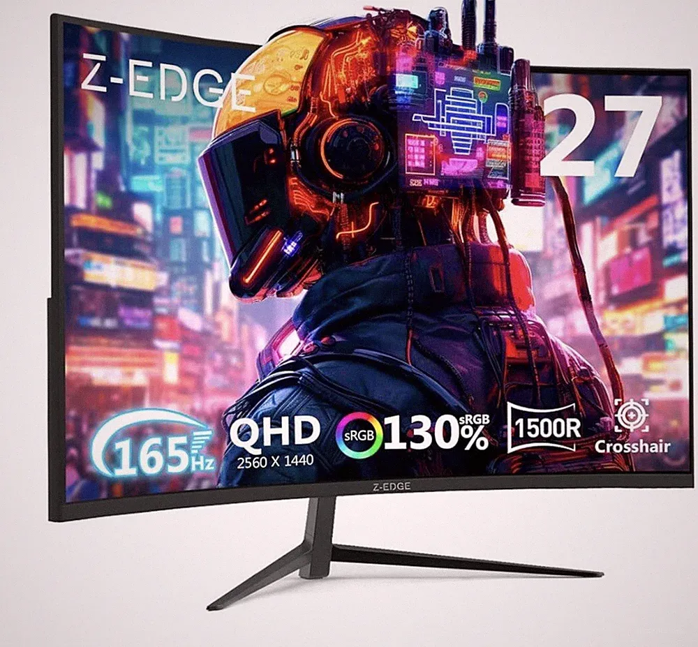 Gaming monitor 27 inch Curved, QHD