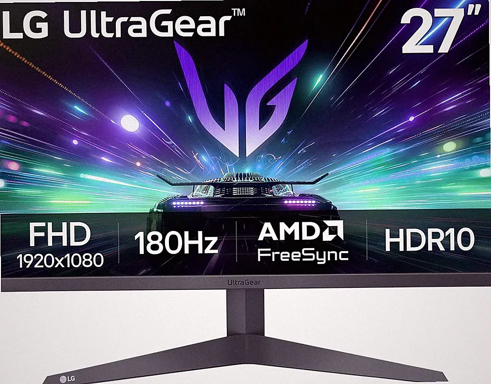 Gaming Monitor 27 Inch FHD HDR10 180Hz 1ms FreeSync DisplayPort HDMI Virtually