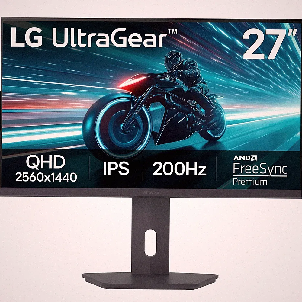 Gaming Monitor 27 Inch IPS QHD 200Hz 1ms HDR10 LG Ultragear 27G61ZB-B