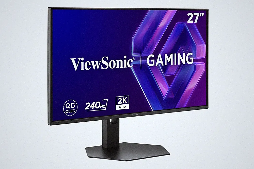 Gaming Monitor 27 Inch QHD OLED 240Hz Black ViewSonic VX2738-2K-OLED Display