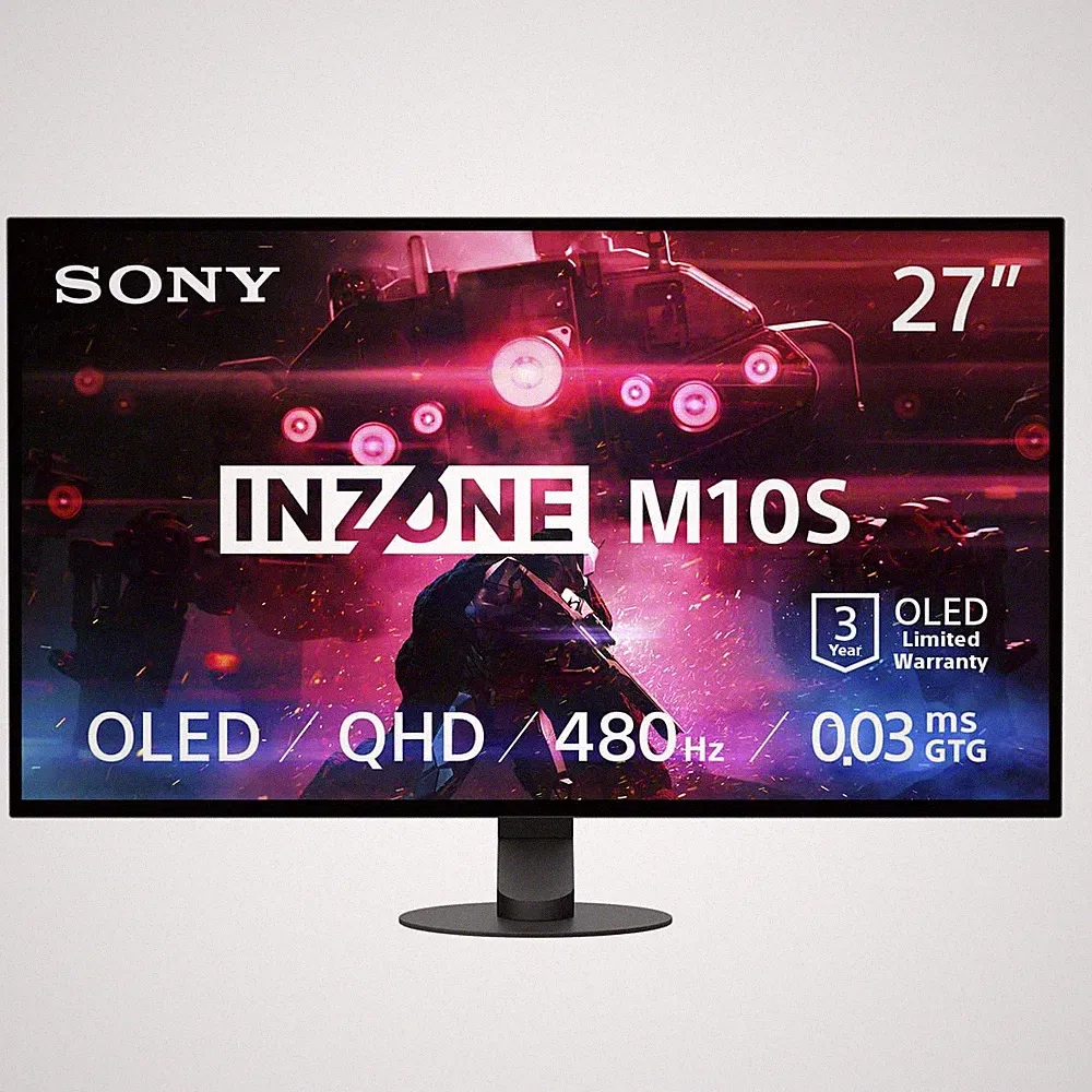 Gaming Monitor 27 OLED 1440p 480Hz 0.03ms G SYNC Sony INZONE M10S