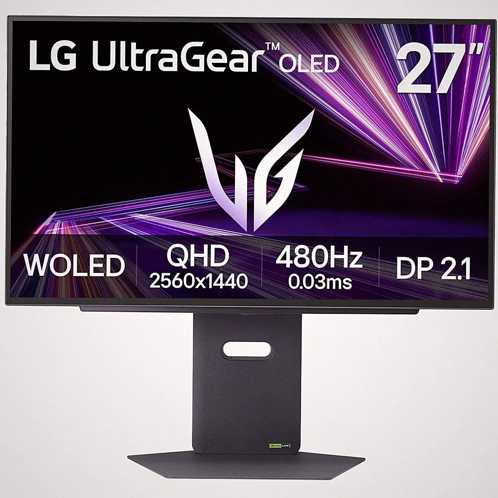 Gaming Monitor 27 OLED QHD 1440p 480Hz 0.03ms G Sync LG 27GX790A-B