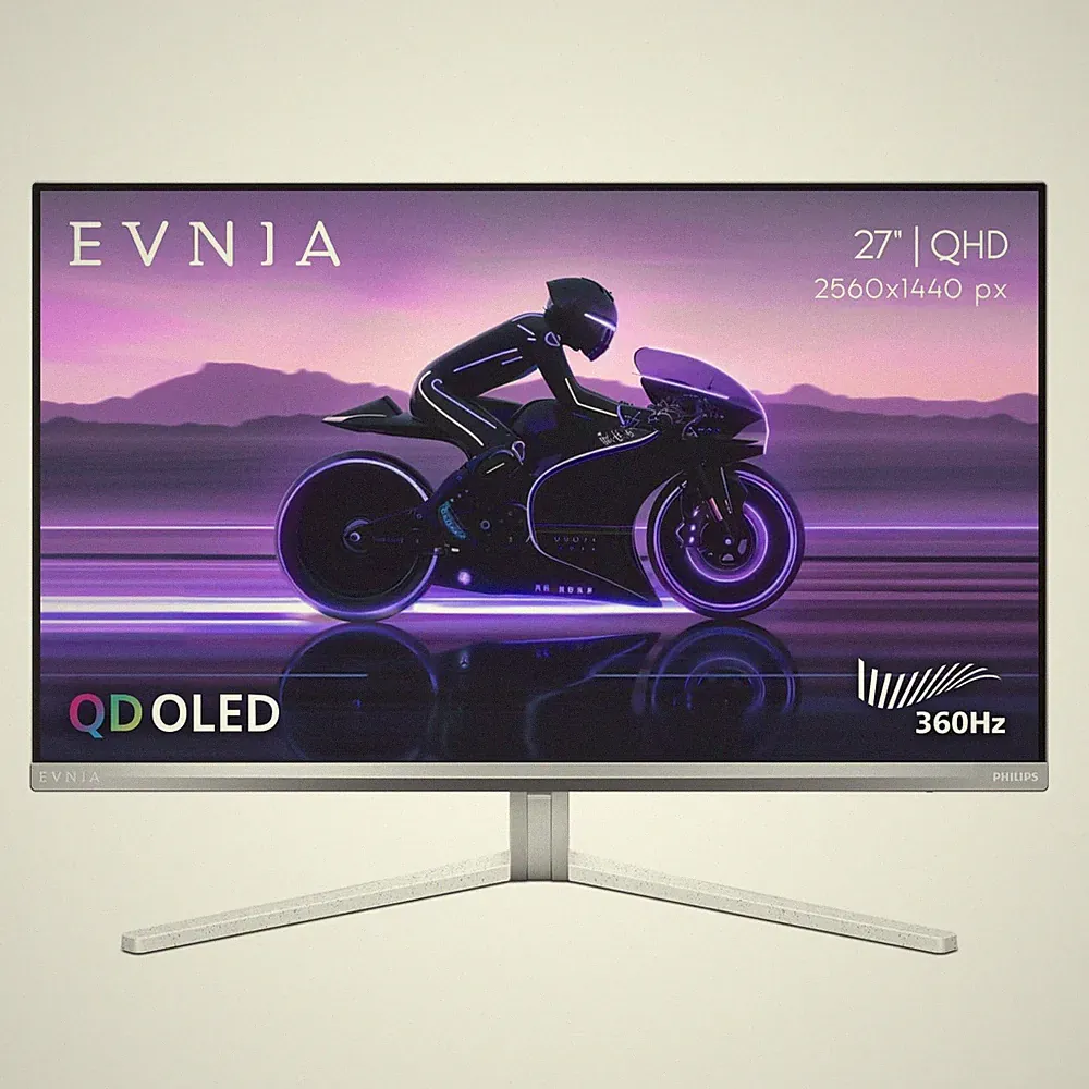 Gaming Monitor 27 QD OLED QHD 360Hz True Black Philips Evnia 27M2N8500