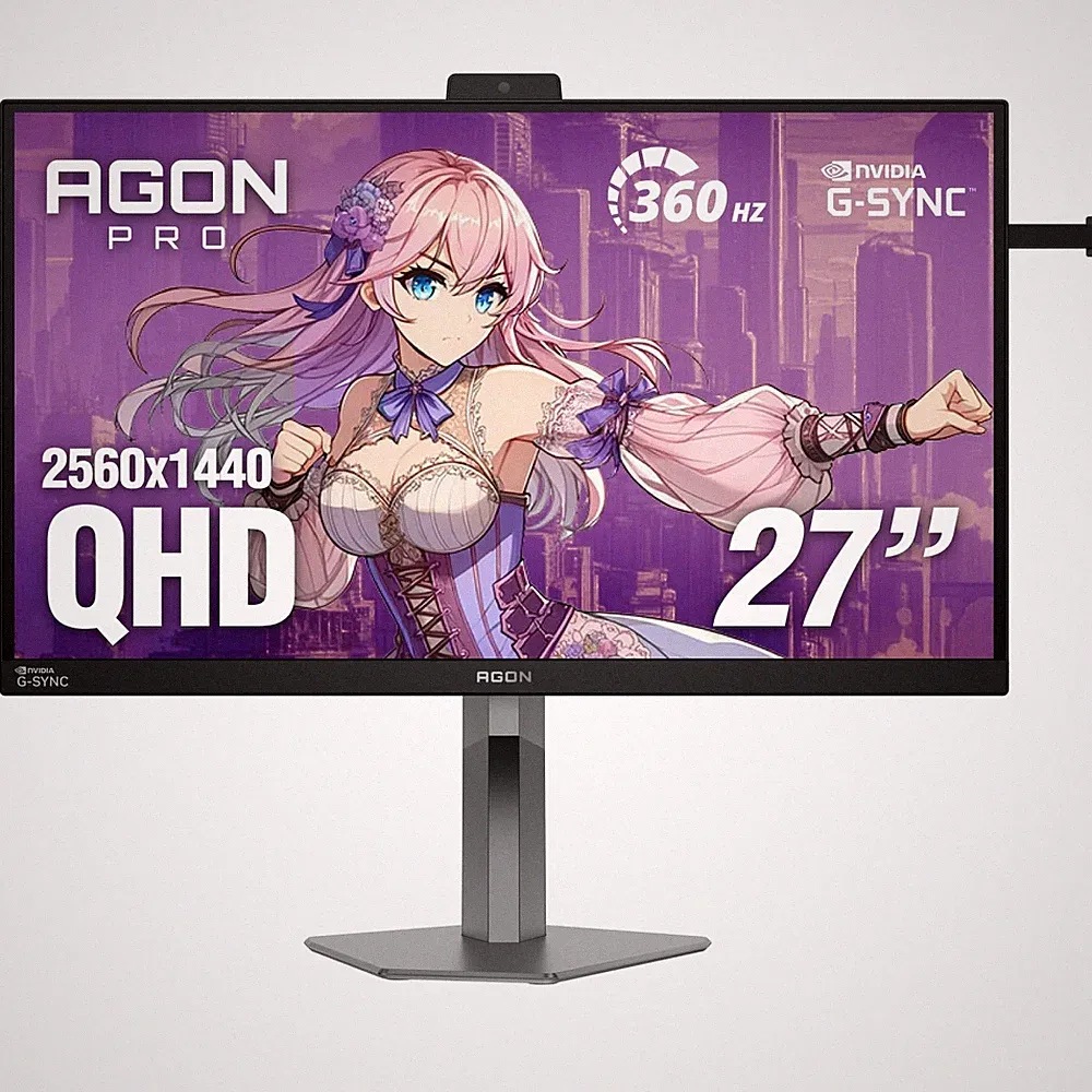 Gaming Monitor 27 QHD 360Hz IPS G SYNC Black AOC AG276QSG2 Agon Inch LED
