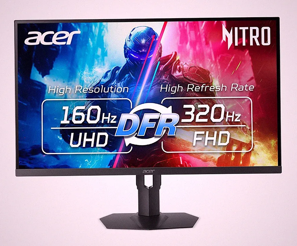 Gaming Monitor 27in 4K 3840x2160 160Hz MiniLED Acer Nitro XV275K 320Hz computer
