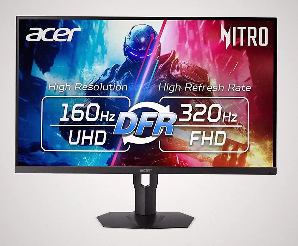 Gaming Monitor 31.5 4K UHD 3840x2160 160Hz 0.5ms IPS MiniLED Acer XV325QK Nitro