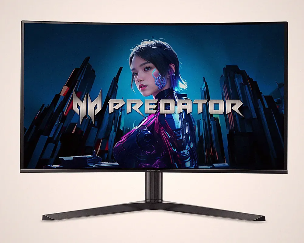 Gaming Monitor 31.5 UHD 3840x2160 OLED 240Hz Curved Acer Predator X32 DCI-P3