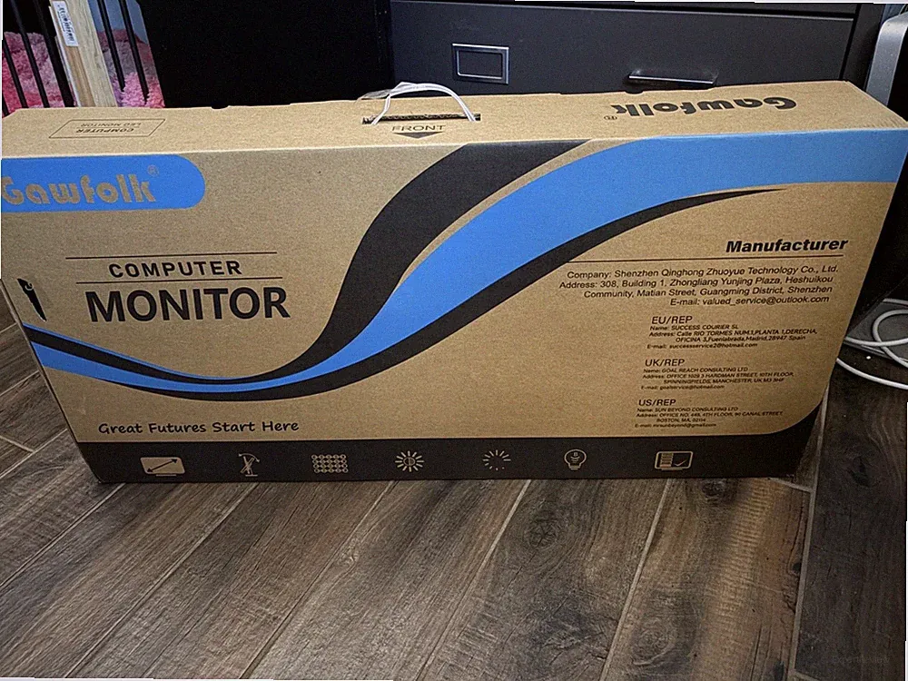 Gaming Monitor 34 Inch IPS 120Hz, Ultrawide PC Screen 2560×1080P Ultra-Thin Zero