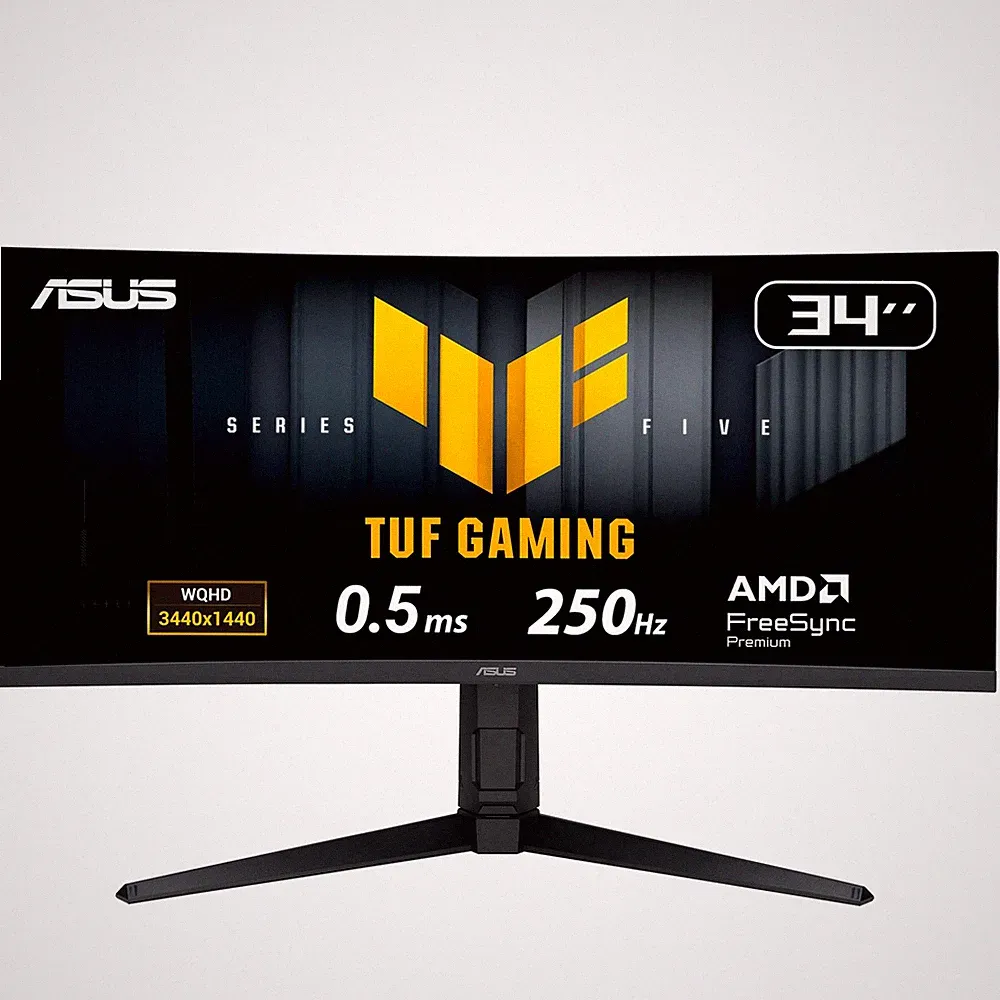 Gaming Monitor 34 Inch Ultrawide 1440p 250Hz HDR ASUS VG34WQML5A computer screen