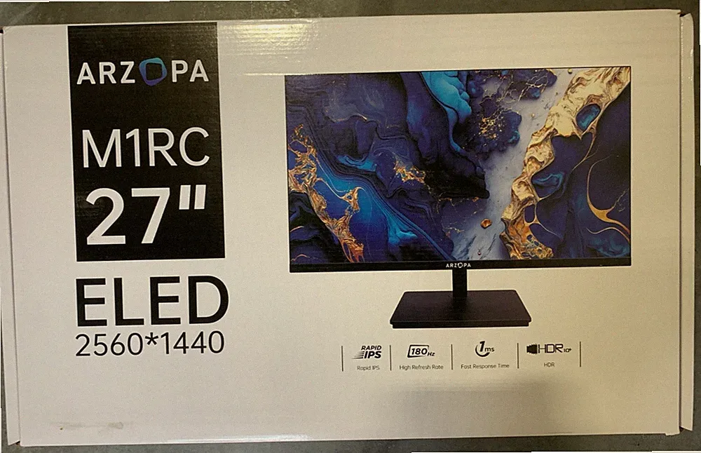 Gaming Monitor Arzopa - 2560x1440 - 27`` - 180hz