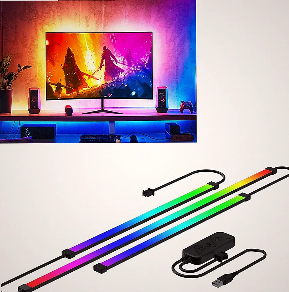 Gaming Monitor Light Bar with Screen Color Sync for 27 to 34 Inch PC Monitor