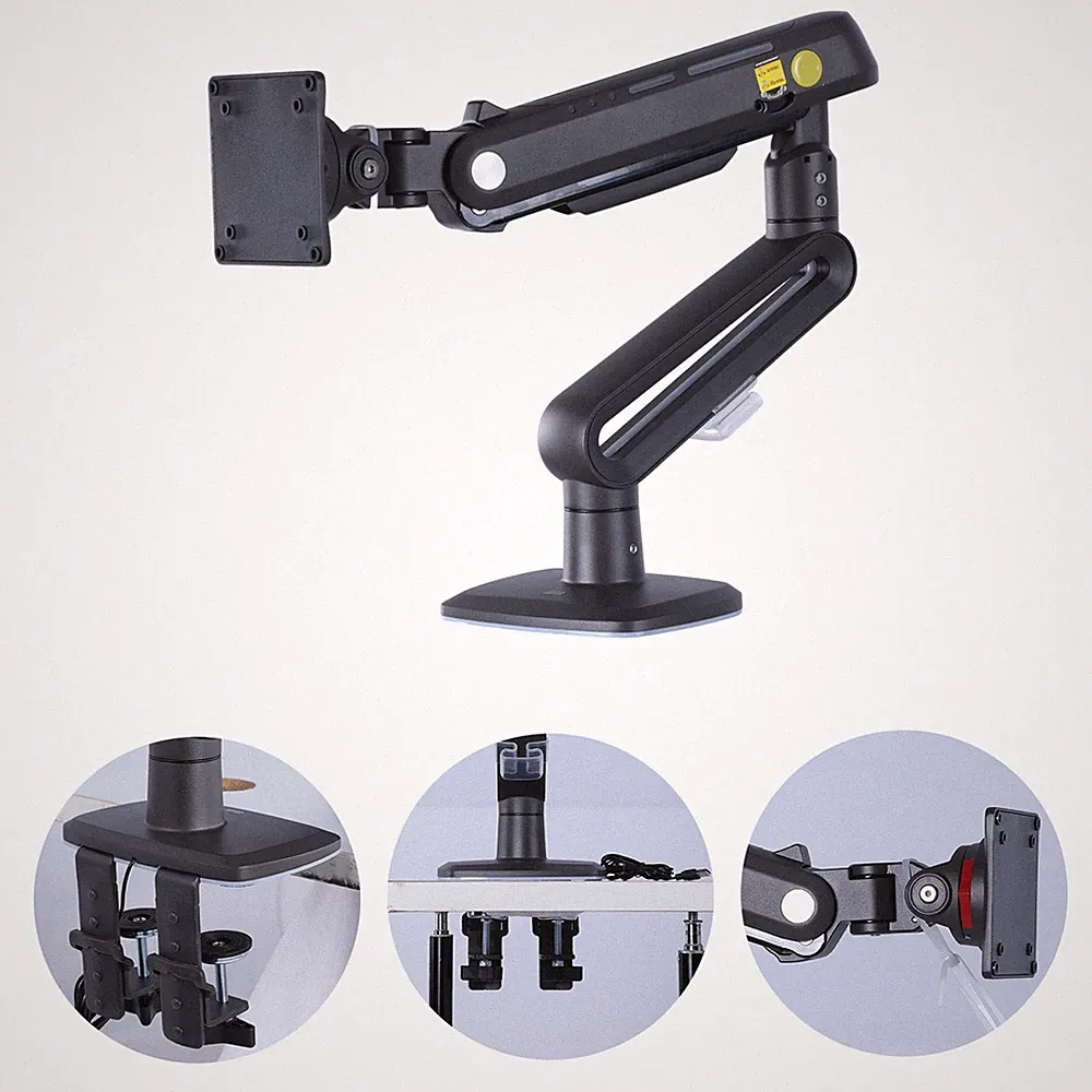 Gaming Monitor Mechanical Arm Load Up To 20 KG RGB for PC Accessories