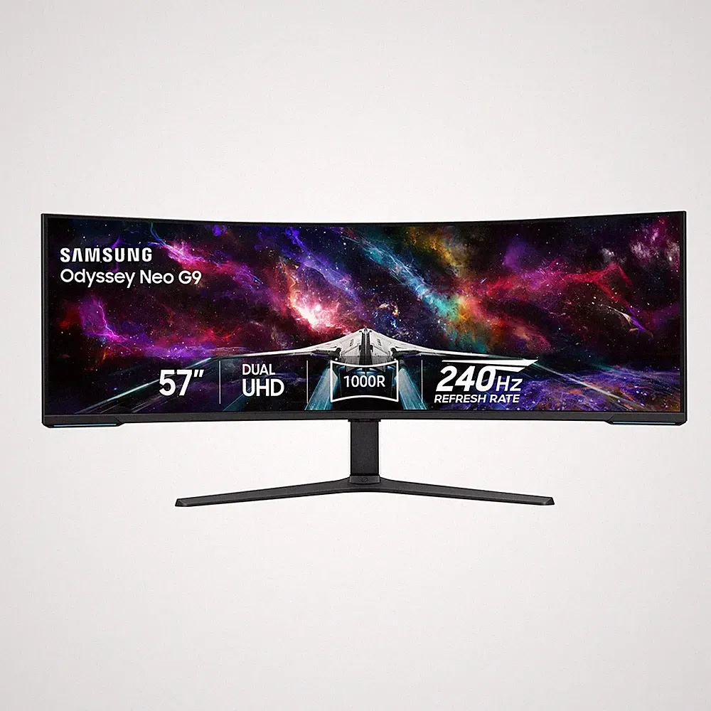 GAMING MONITOR PC SAMSUNG ODYSSEY G9 4K CURVED 57 INCH 240Hz DUAL 1MS WIDESCREEN
