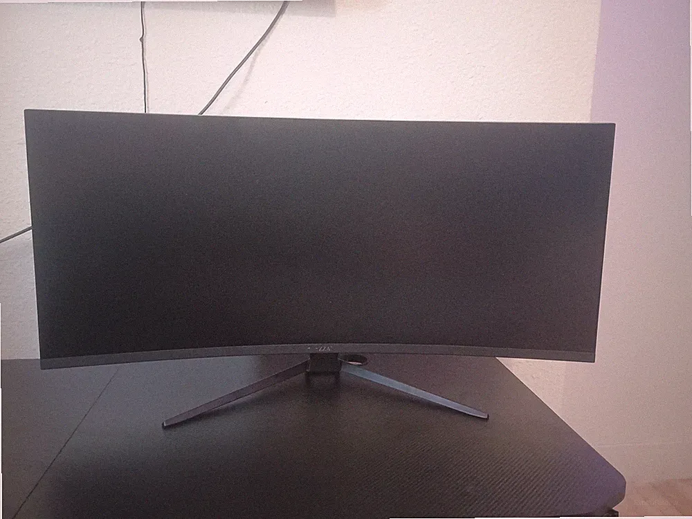 Gaming Monitor ZZA Z34H 34inch Curved It's Technically New Used 1 Time Open Box