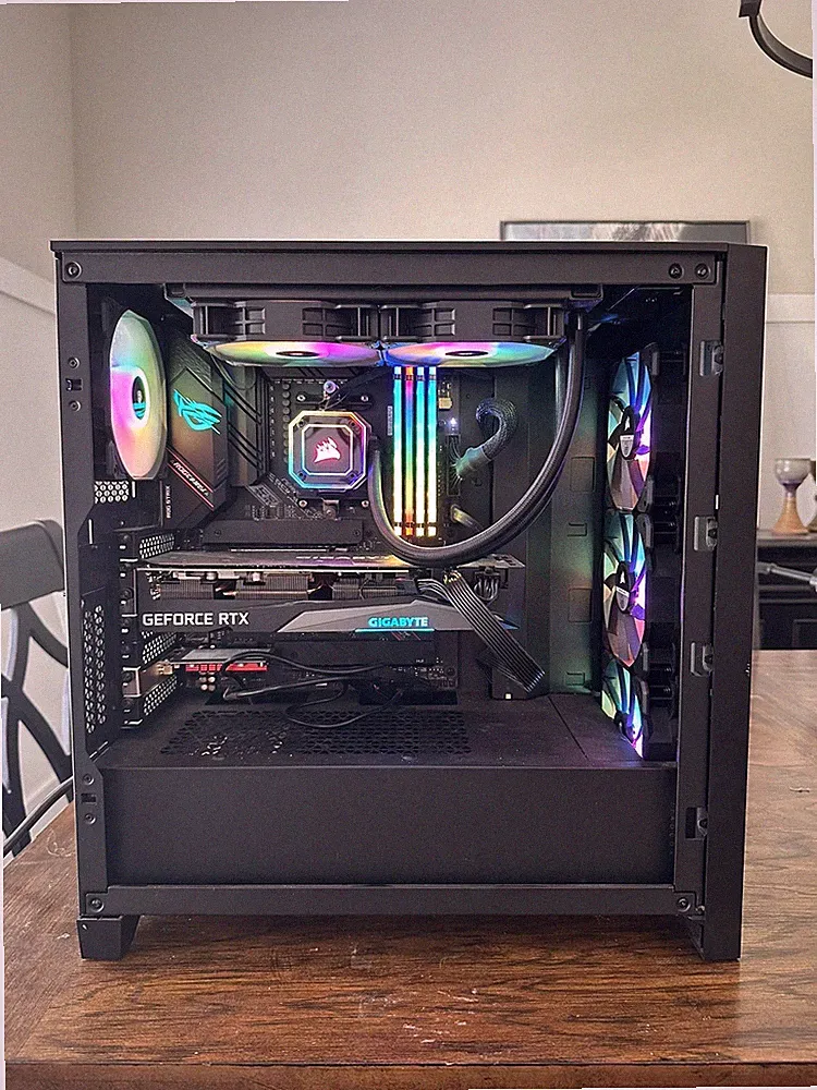 Gaming PC And Monitor