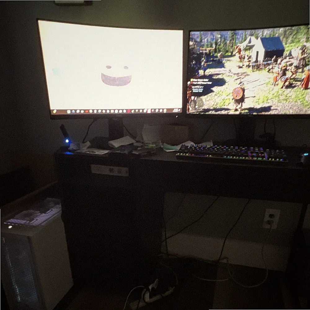 Gaming PC Desktop with Monitor Bundle