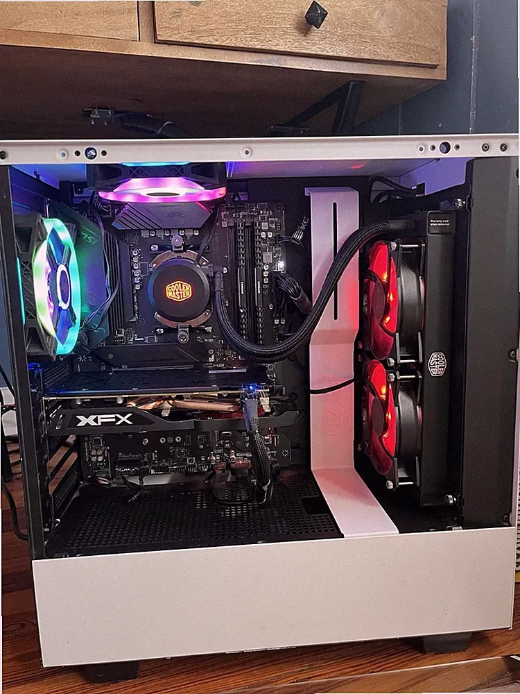 Gaming PC Full Setup Monitor, Keyboard, Mouse, Wrist Pad or parts