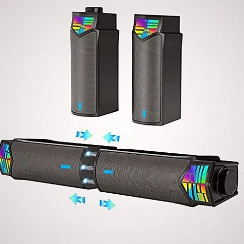 Gaming Speakers for PC, Computer Speakers for Desktop Monitor with Bluetooth