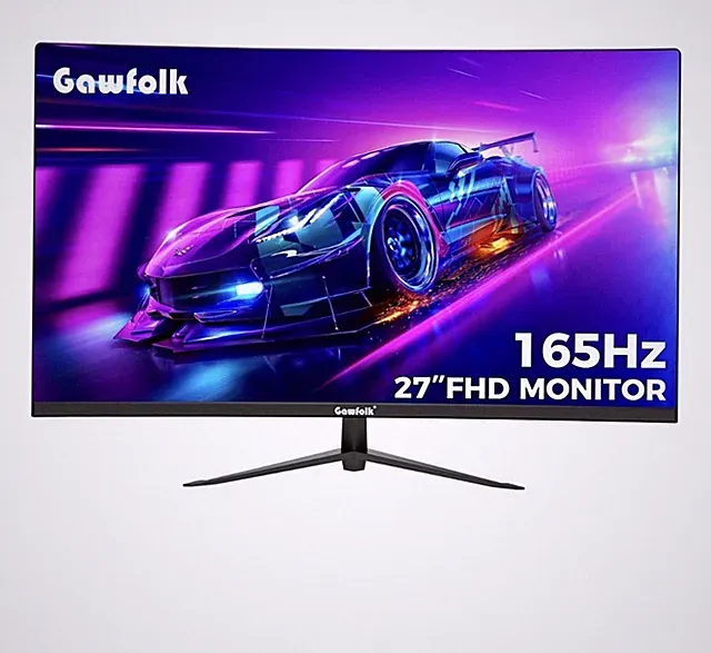 Gawfolk 27in QHD 2560x1440 165Hz 16:9 Monitor HDMI DisplayPort Black