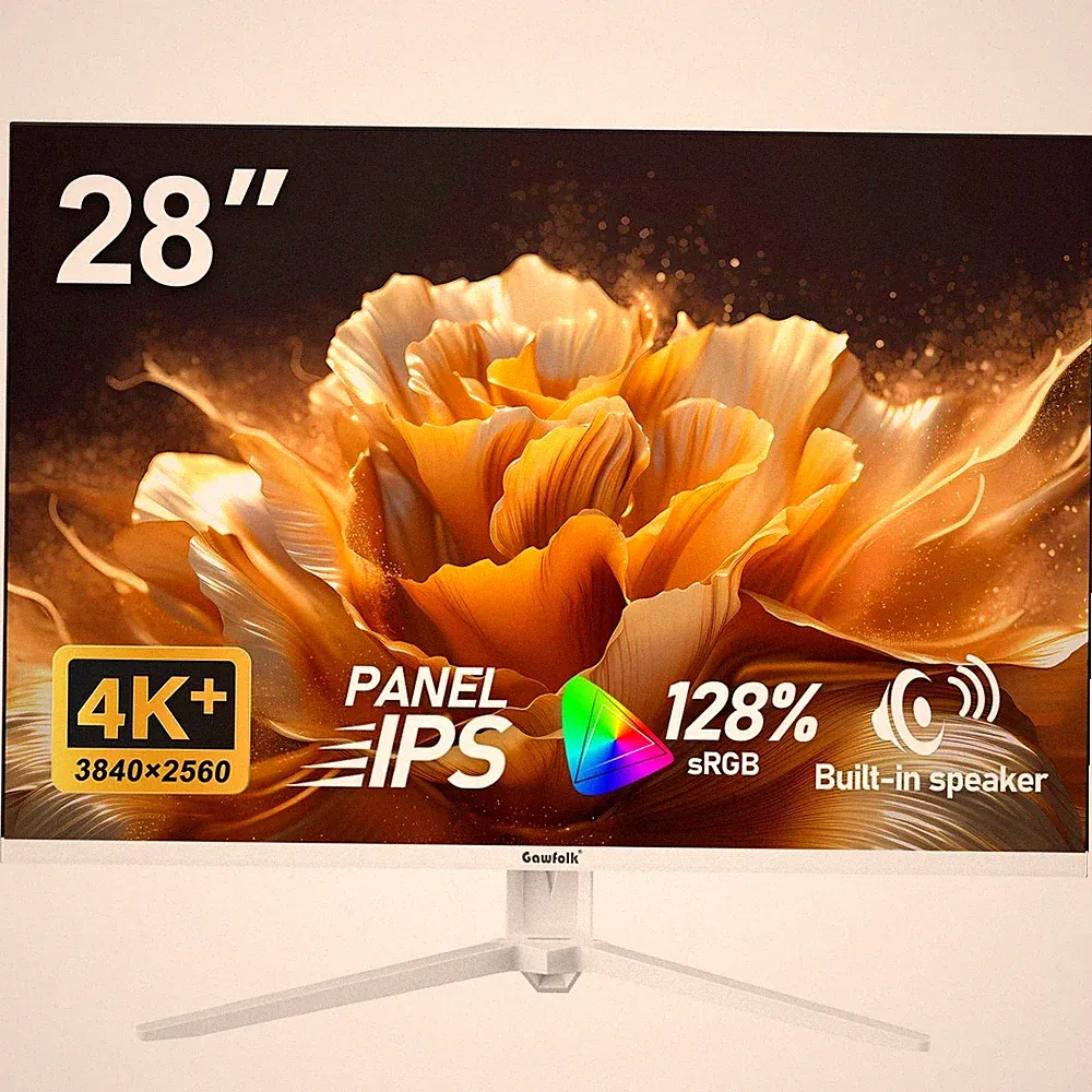 Gawfolk 28 inch UHD 4K Computer Monitor, IPS Ultra HD 3840×2560p Screen, 32,...