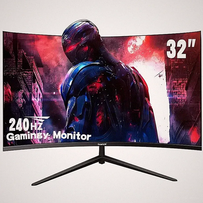 Gawfolk 32" Curved Gaming Monitor - 240Hz, Full HD 1080P