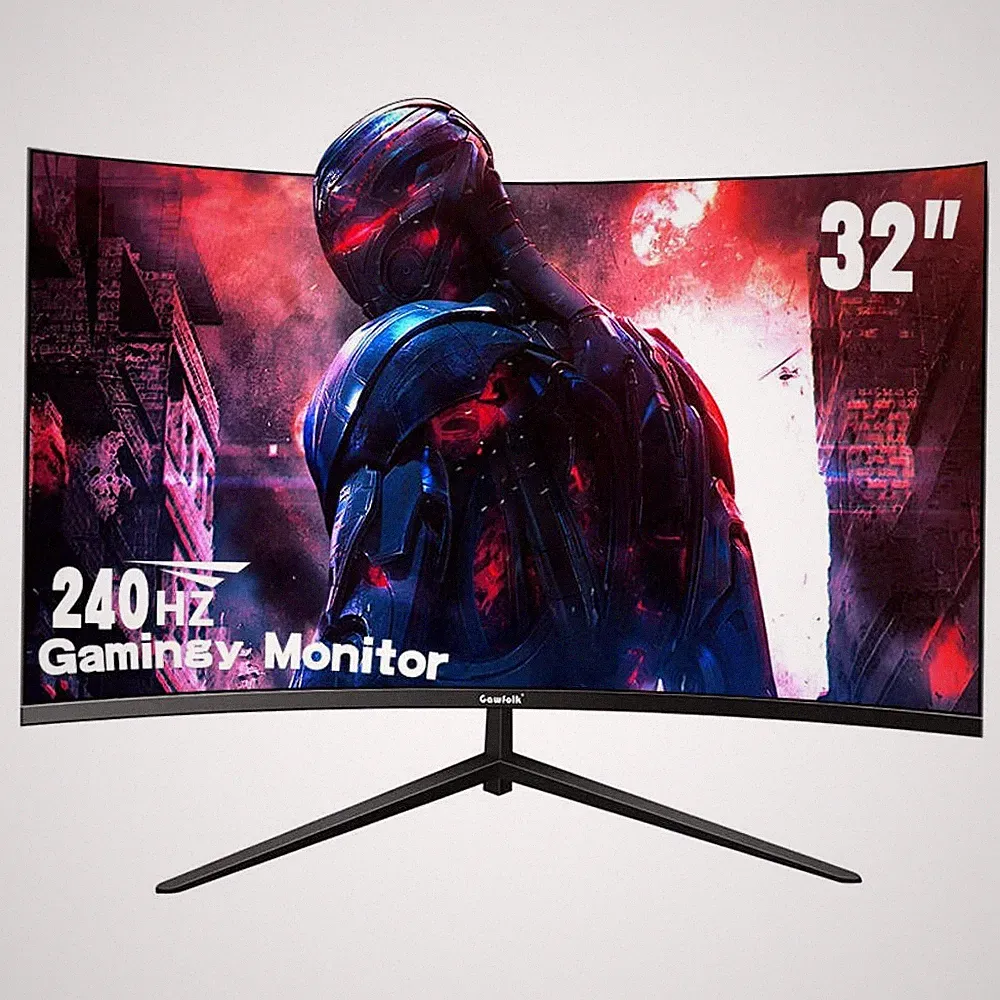 gawfolk 32 inch curved gaming monitor